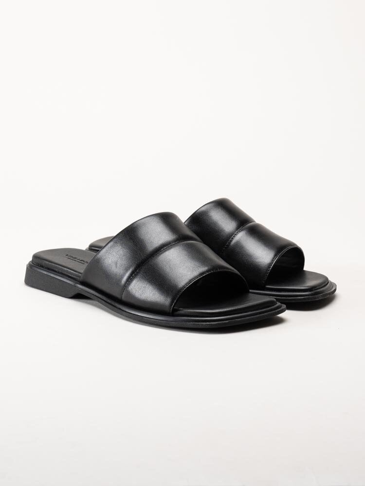 Vagabond - Izzy - Svarta slip in sandaler i skinn