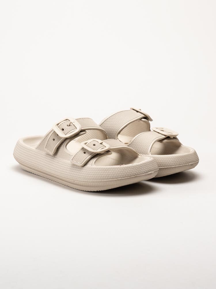 Tamaris - Beige slip in sandaler