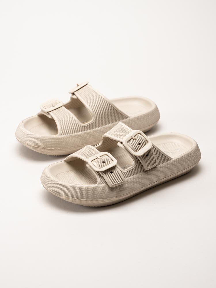 Tamaris - Beige slip in sandaler