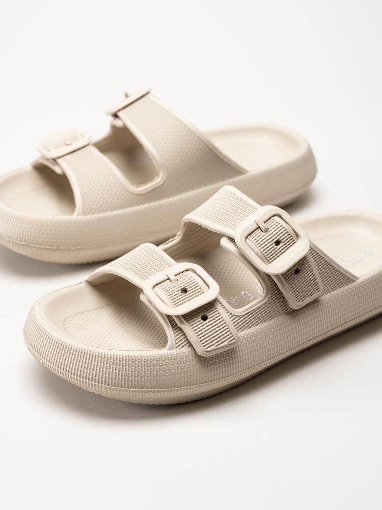 Tamaris - Beige slip in sandaler