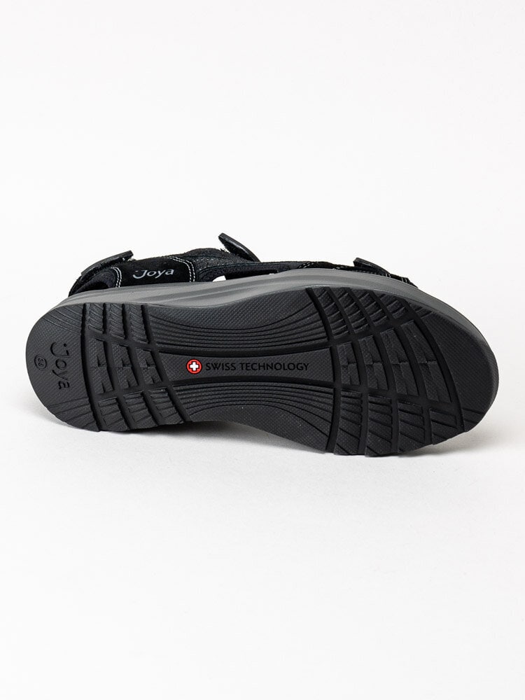 Joya - Komodo - Svarta sandaler i mocka