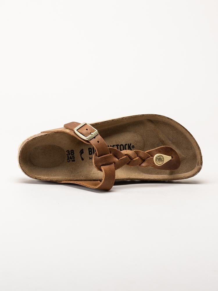 Birkenstock - Gizeh - Bruna flätade flip flop sandaler