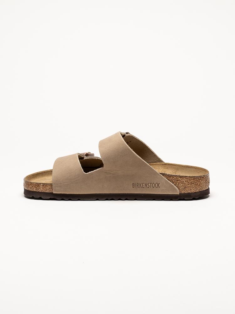 Birkenstock - Arizona oiled leather - Beige slip in sandaler