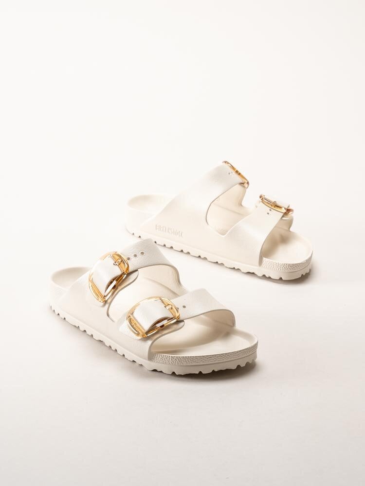 Birkenstock - Big Buckle EVA - Vita slip in sandaler med spännen