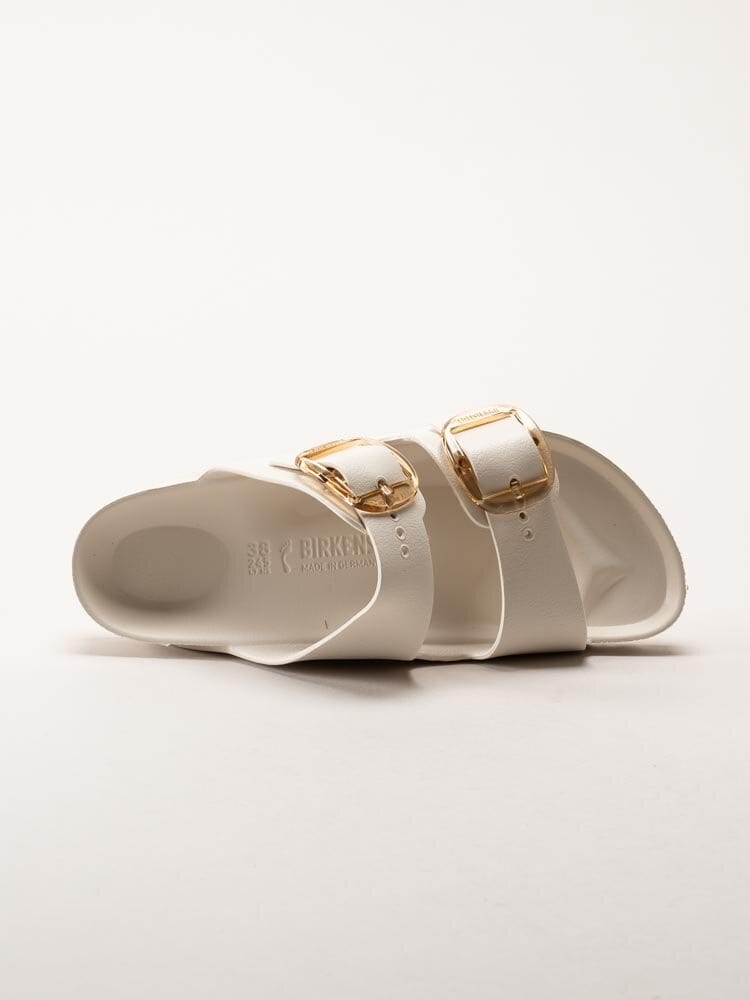 Birkenstock - Big Buckle EVA - Vita slip in sandaler med spännen