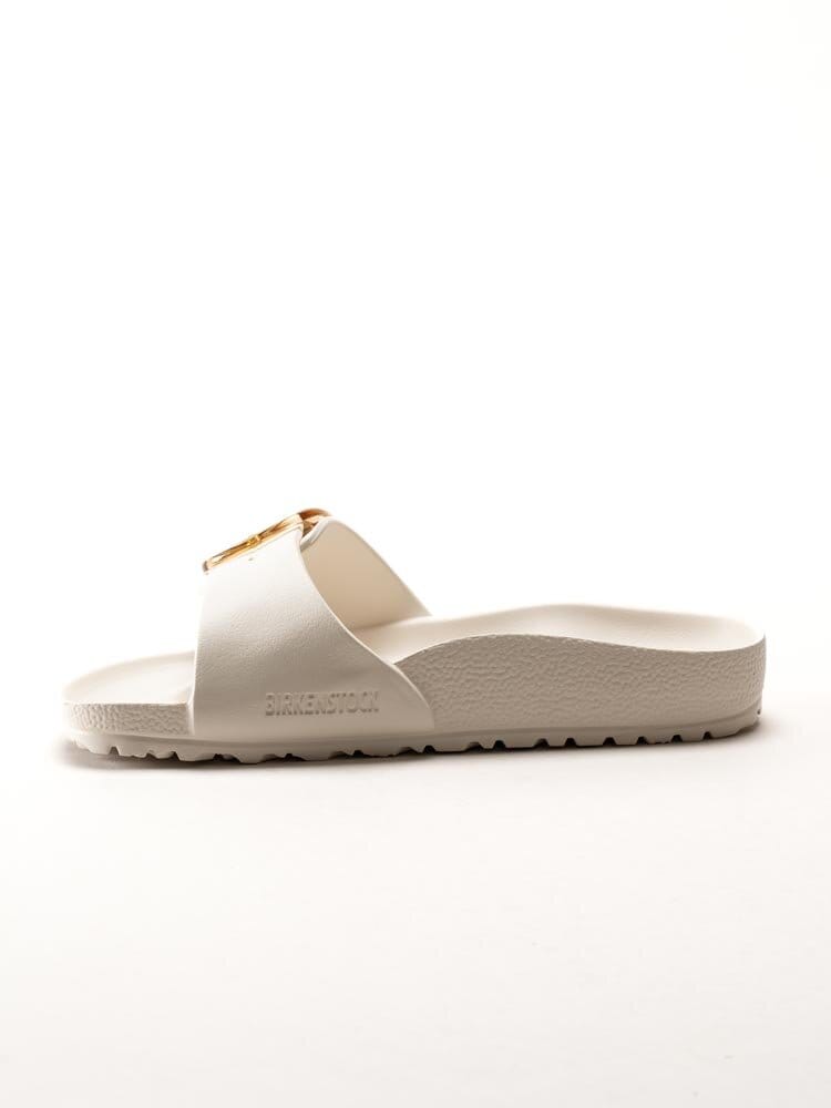 Birkenstock - Madrid Big Buckle EVA - Vita slip in sandaler med spänne