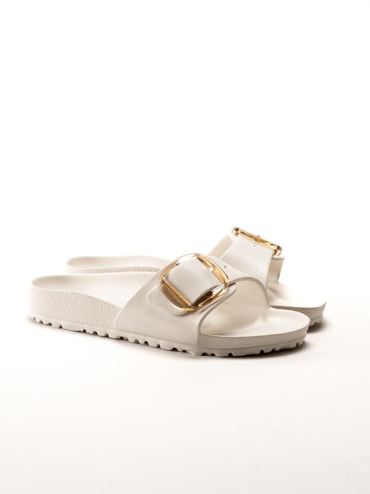 Birkenstock - Madrid Big Buckle EVA - Vita slip in sandaler med spänne