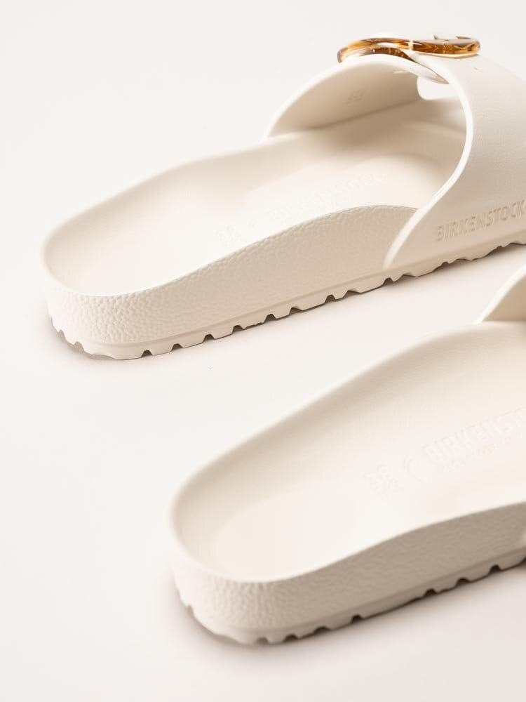 Birkenstock - Madrid Big Buckle EVA - Vita slip in sandaler med spänne