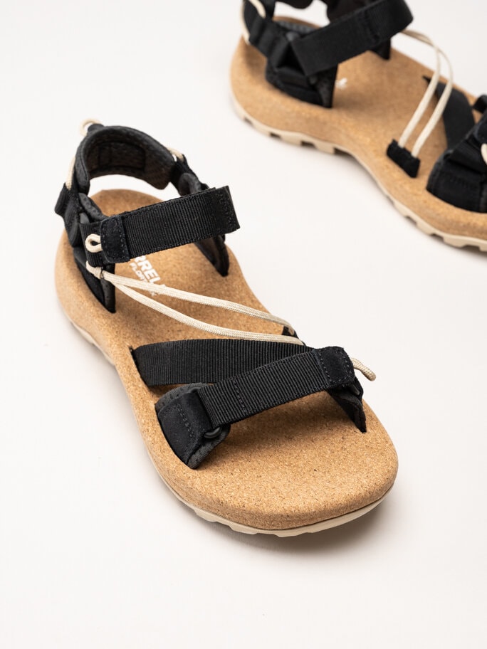 Merrell - SPEED FUSION WEB RMX - Svarta sportiga sandaler