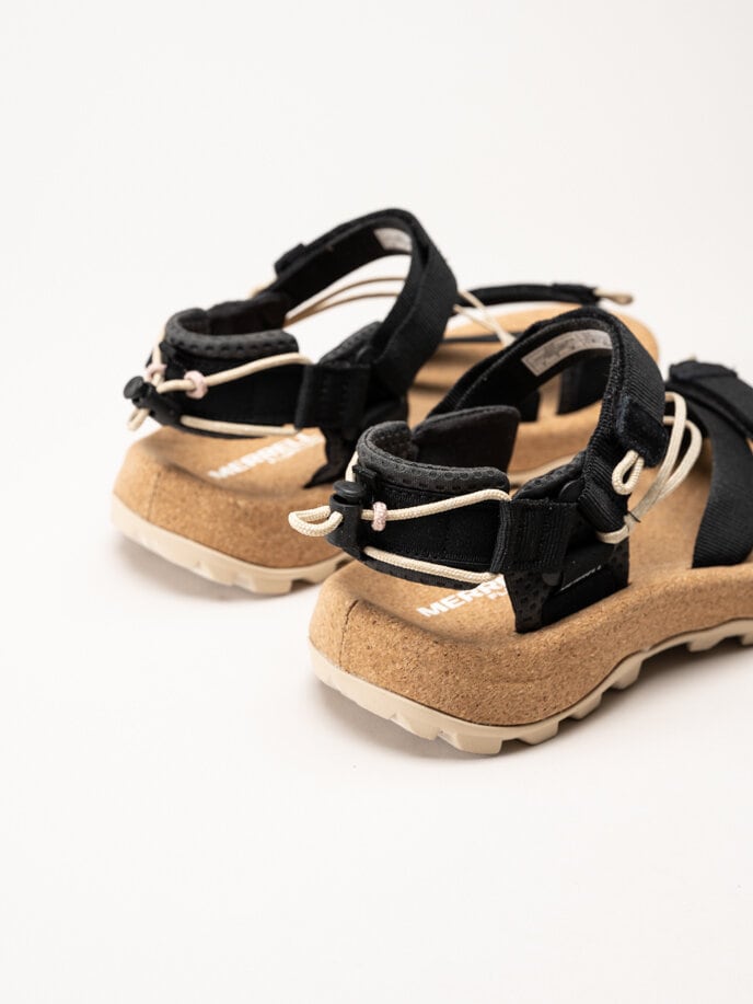 Merrell - SPEED FUSION WEB RMX - Svarta sportiga sandaler