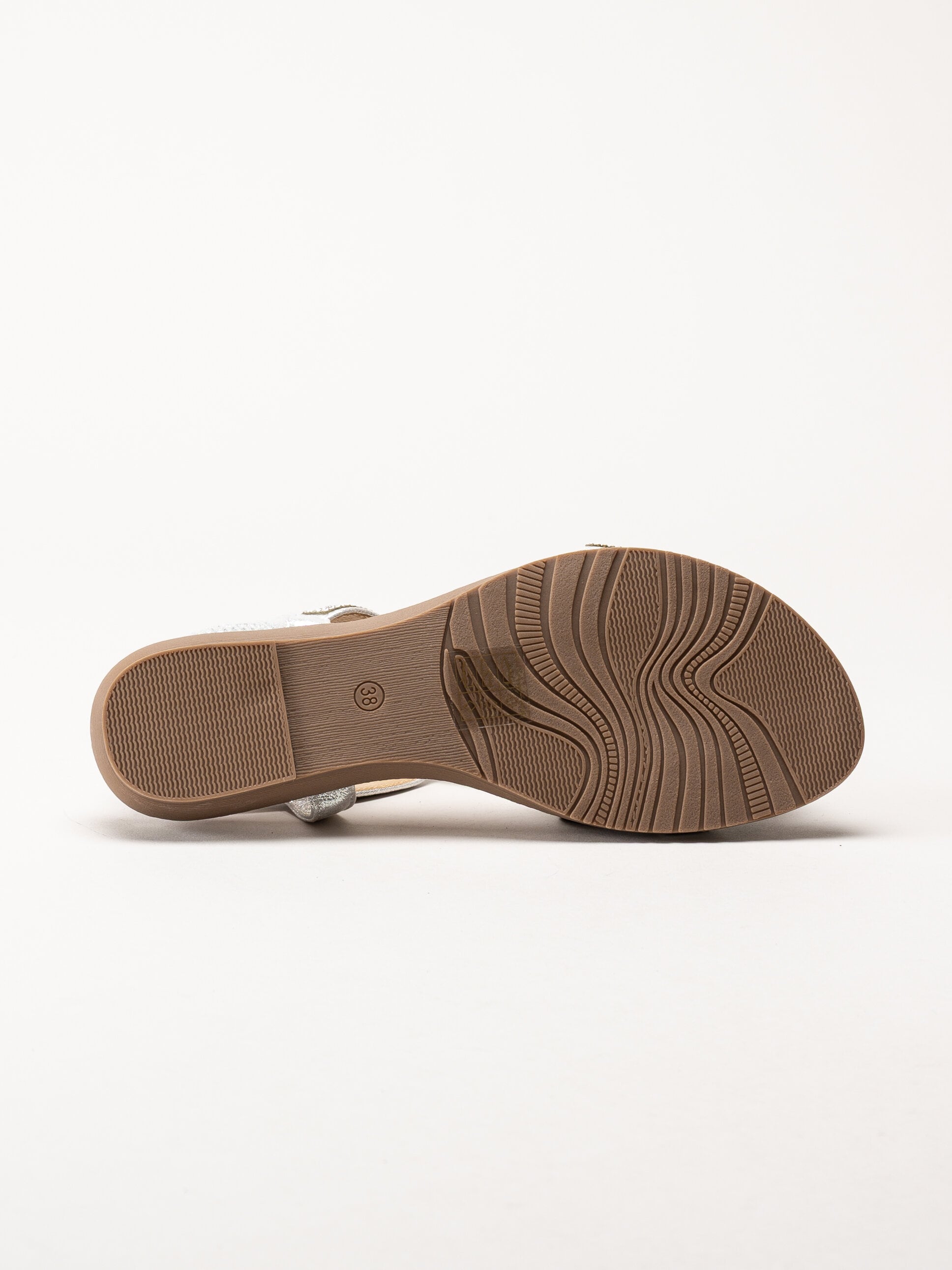 Lunar - 246ESTA - Silver strassandaler med T-sleif