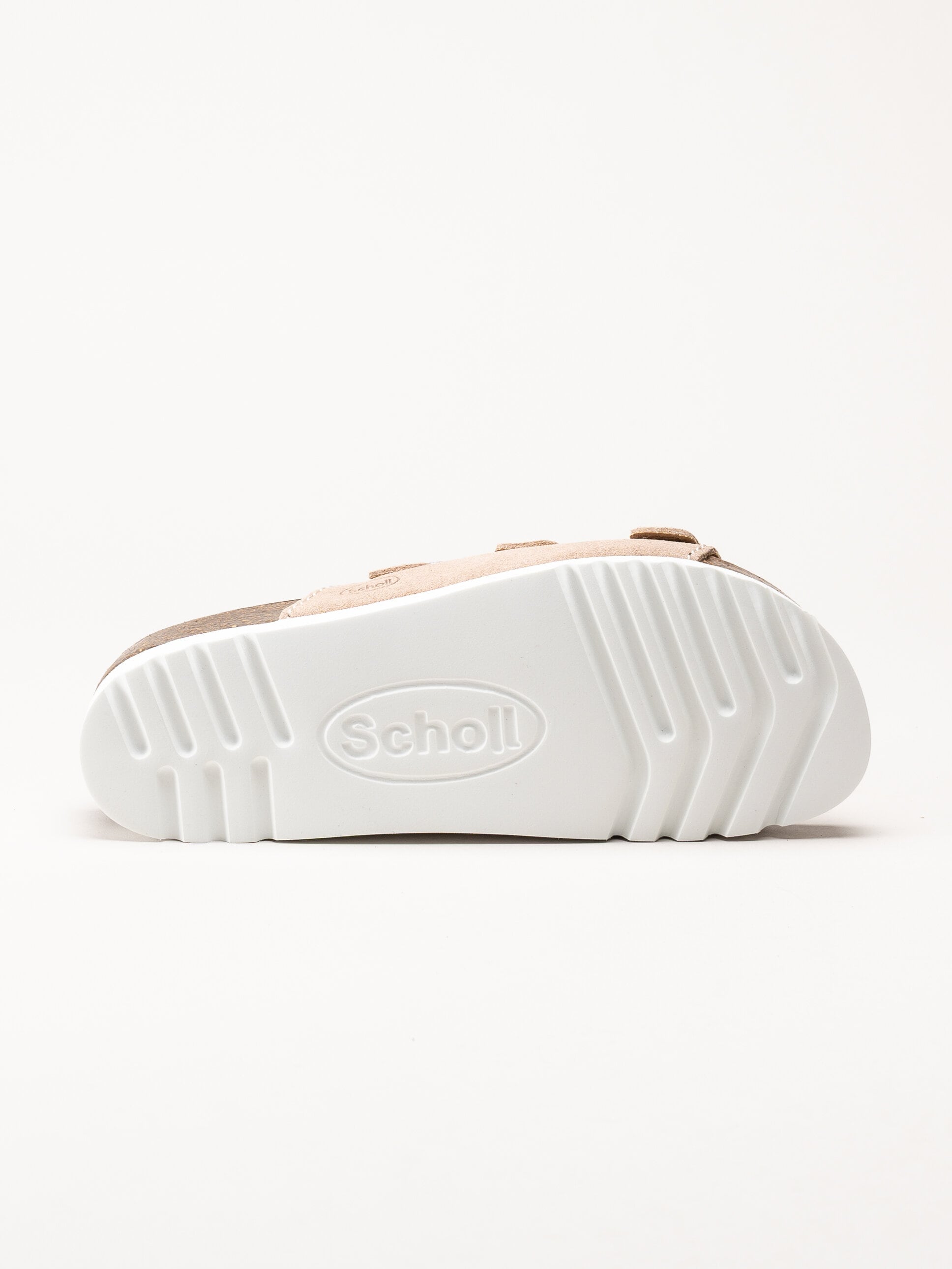 Scholl - Rio WG AD - Ljusrosa slip in sandaler i mocka