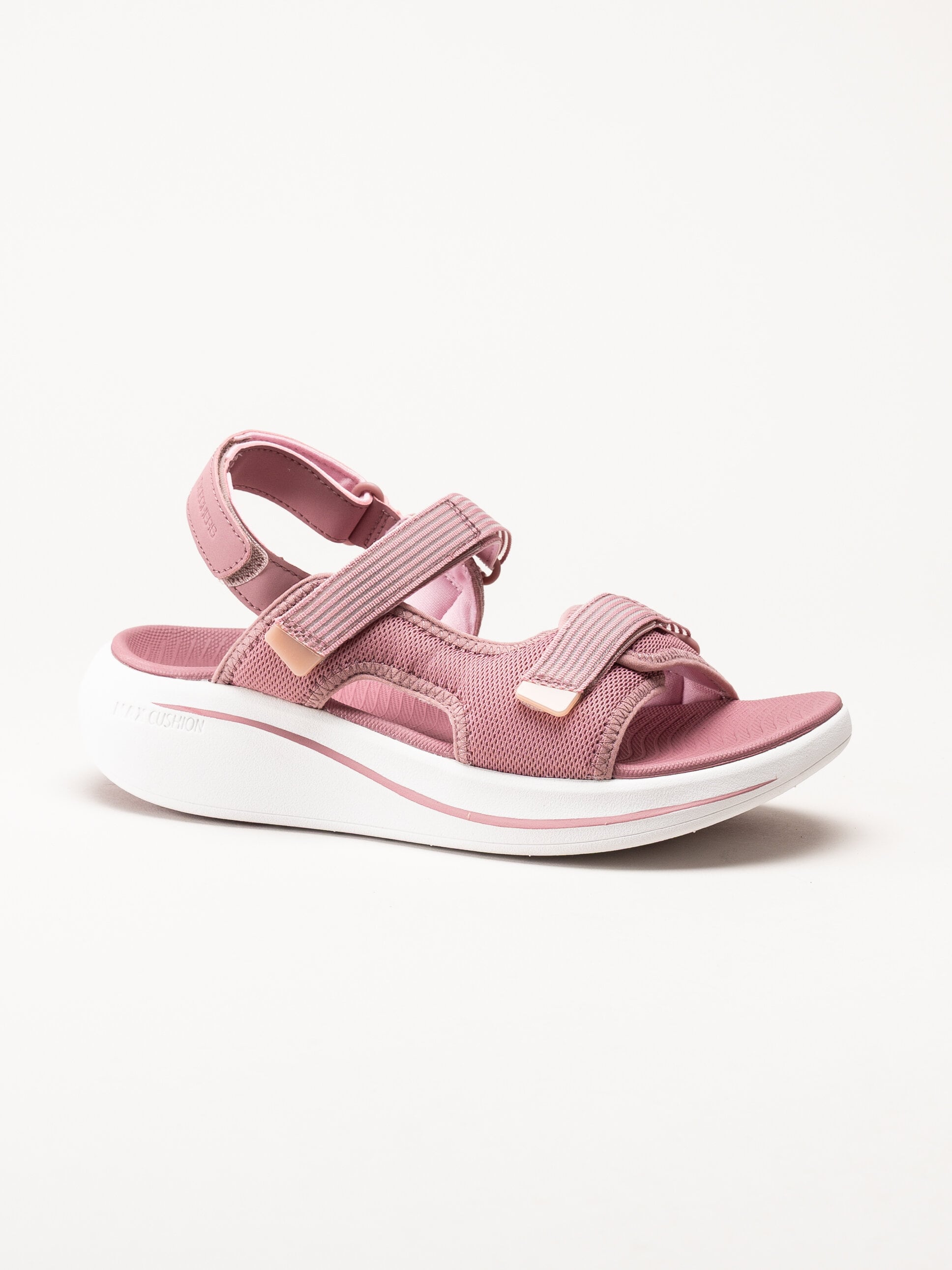 Skechers - Max Cushioning Essential - Rosa sportiga sandaler