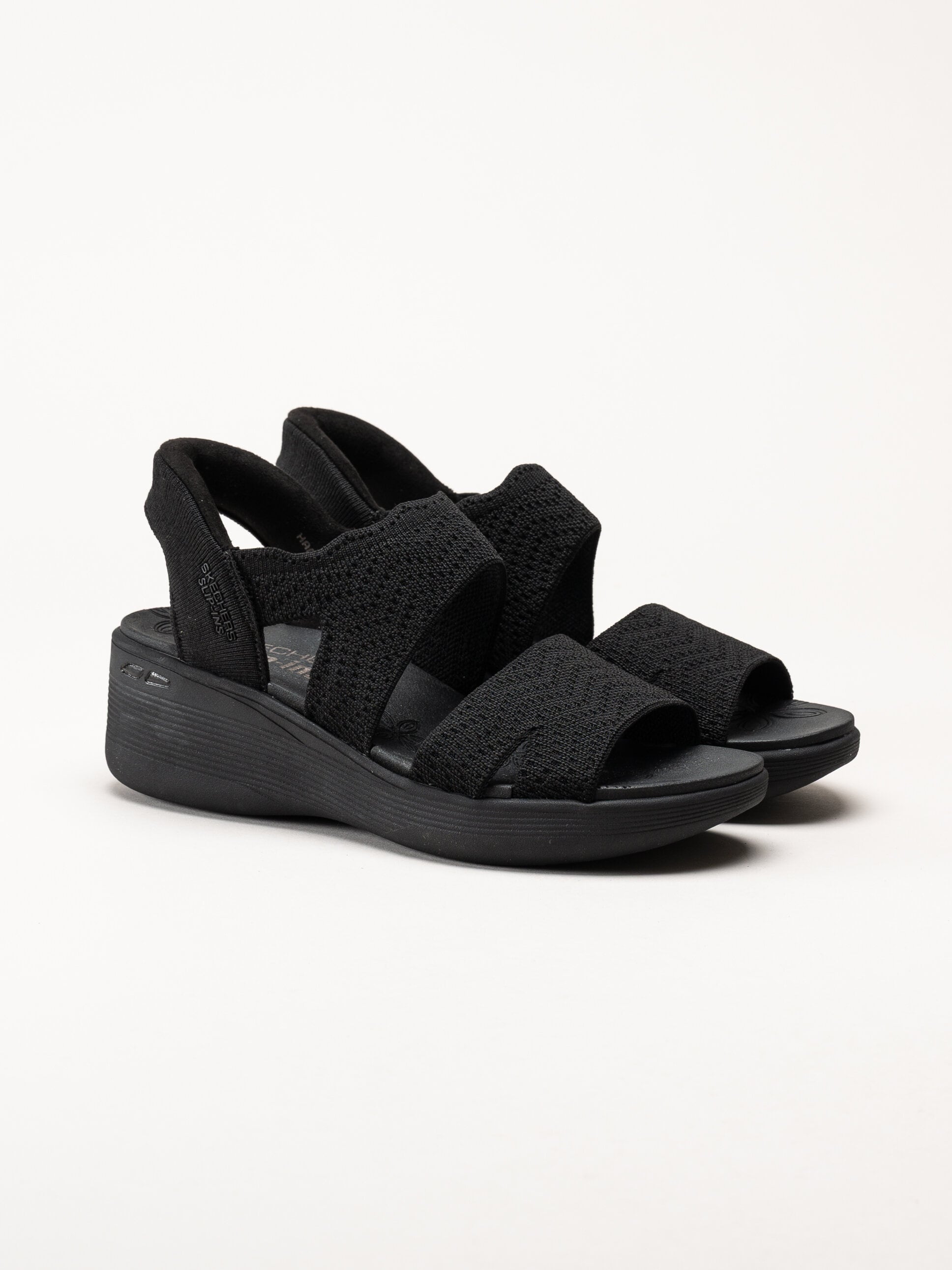Skechers - Pier Lite - Slip On By - Svarta Slip-ins sandaler