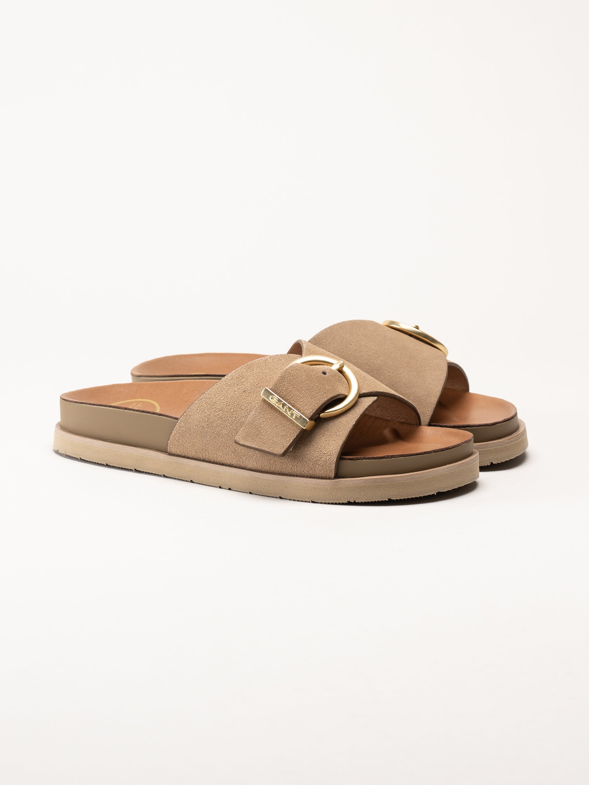 Gant Footwear - Mardale - Beige slip in sandaler i mocka