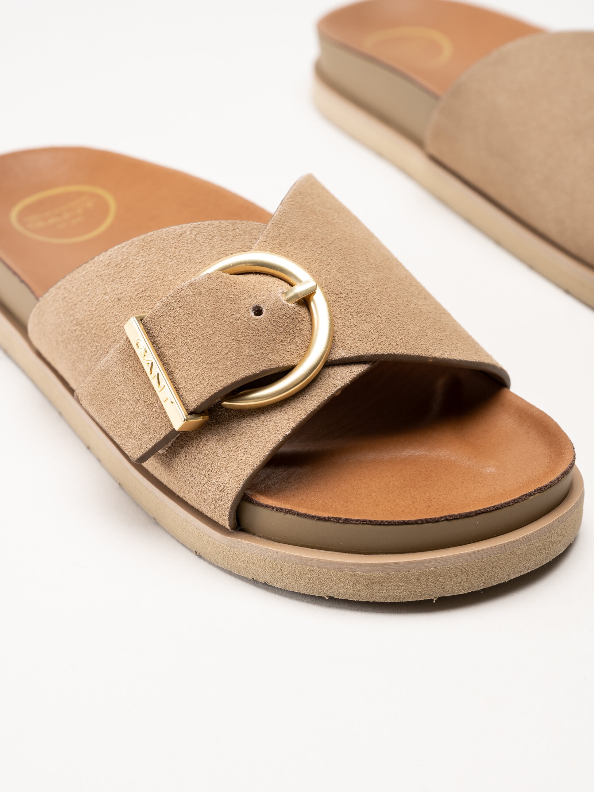 Gant Footwear - Mardale - Beige slip in sandaler i mocka