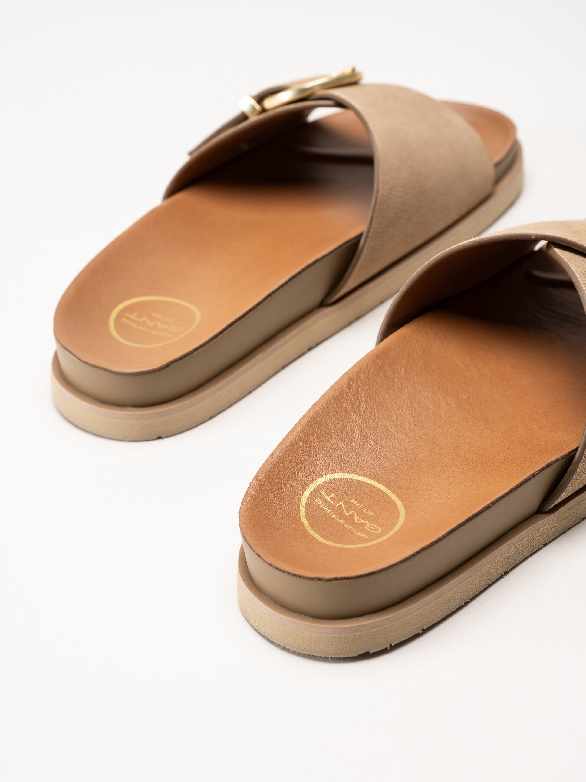 Gant Footwear - Mardale - Beige slip in sandaler i mocka