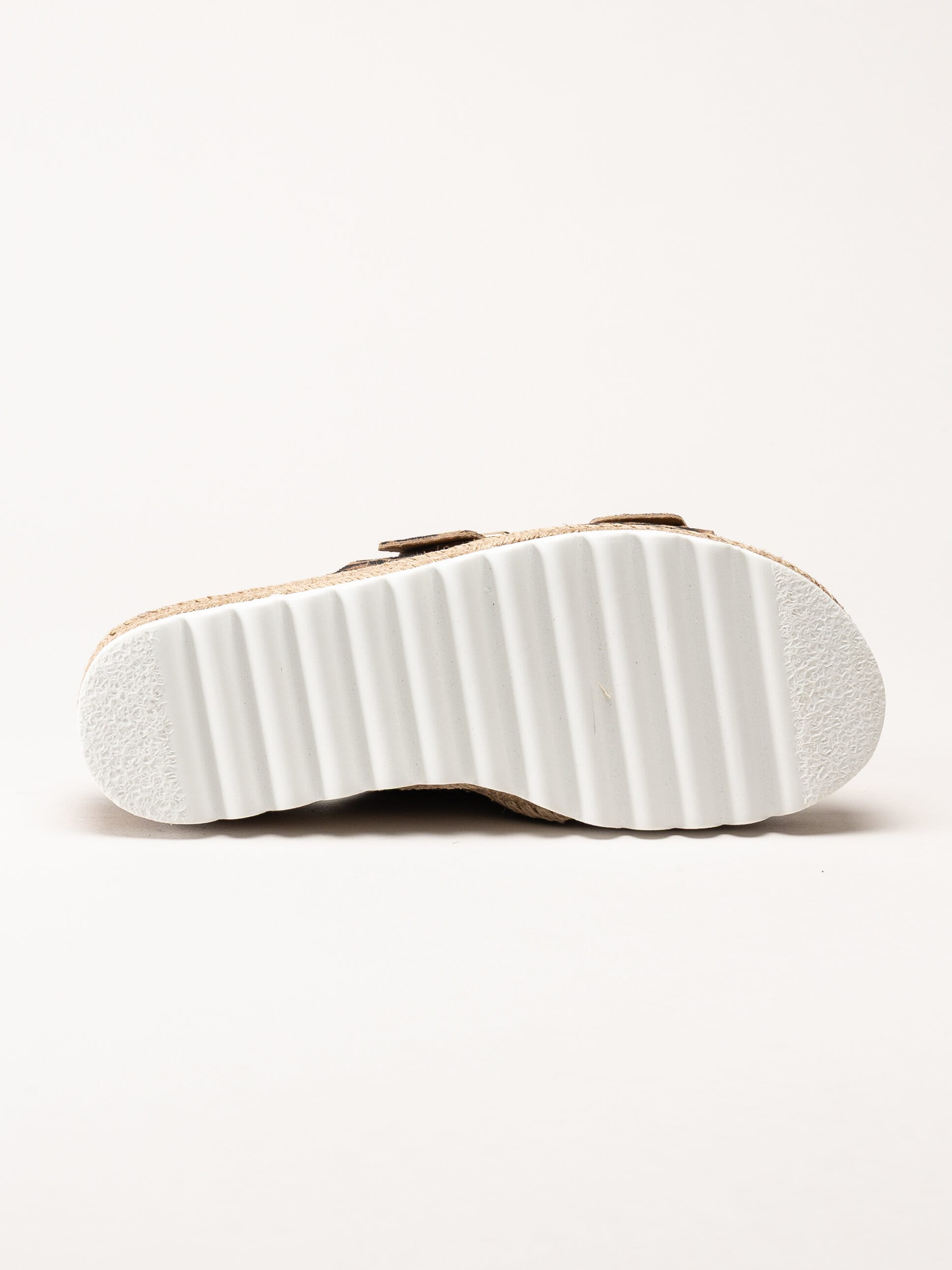 Sweeks - Sonja - Leopardmönstrade slip in sandaler i mocka