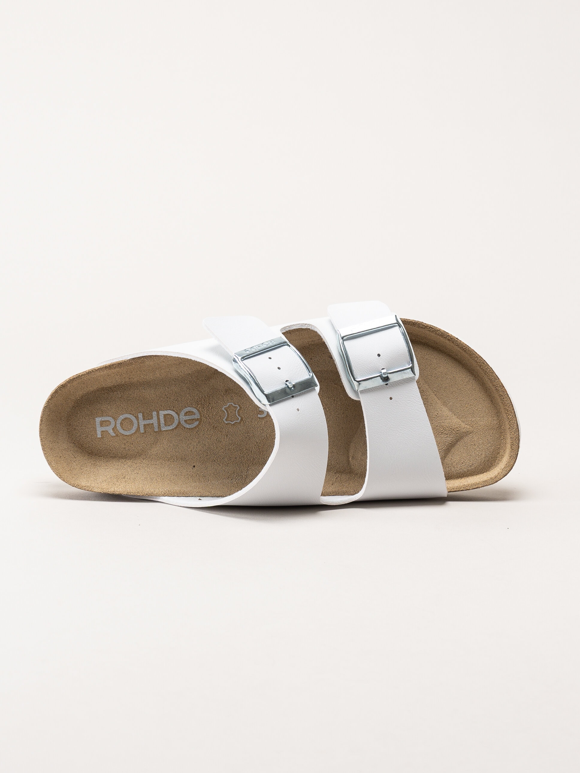 Rohde - Alba - Vita klassiska slip in biosandaler
