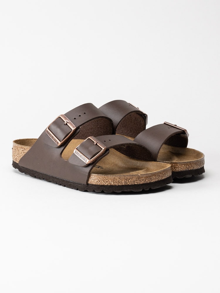 Birkenstock - Arizona Regular Classic - Mörkbruna slip in sandaler