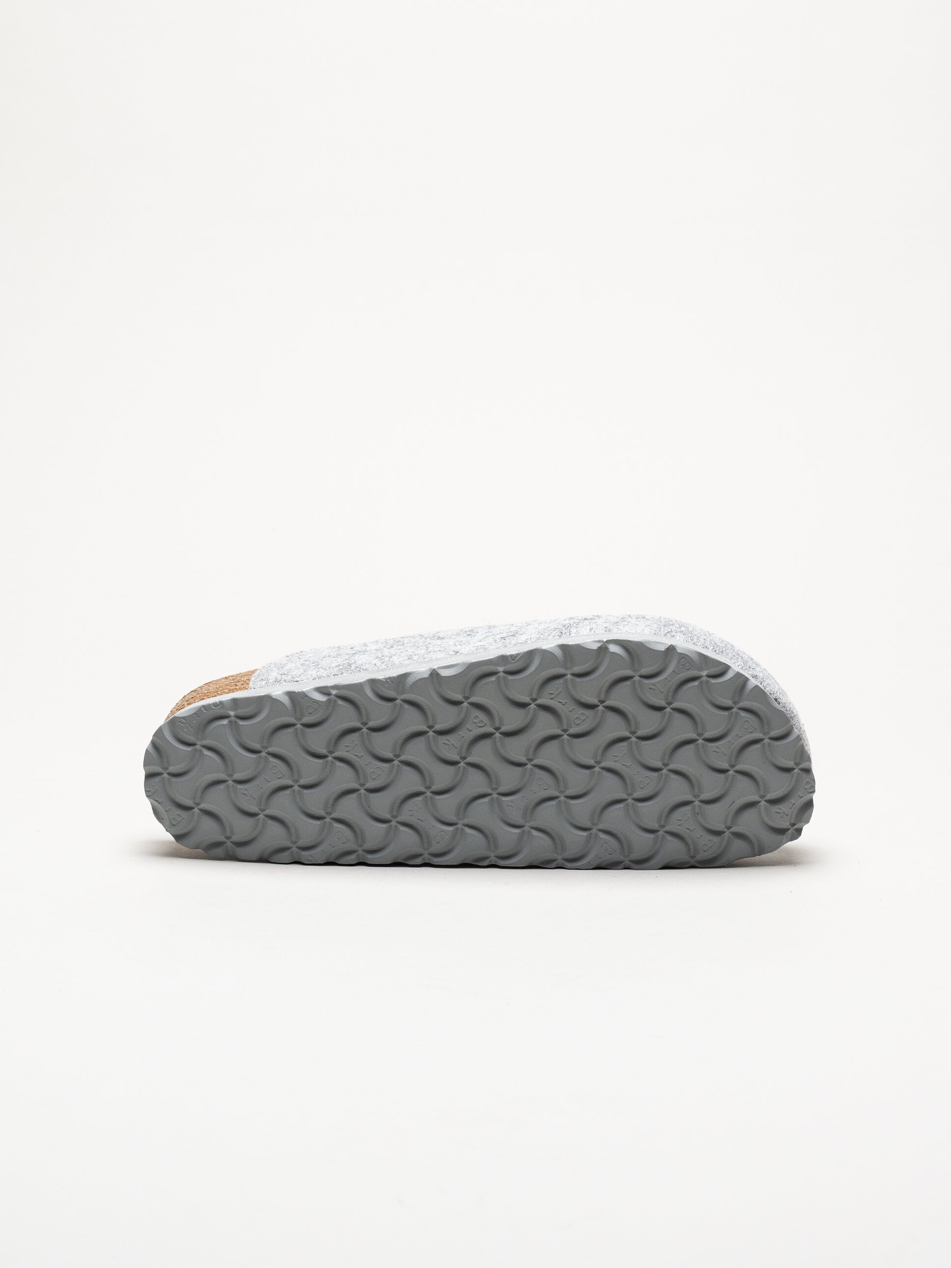 Birkenstock - Amsterdam Wool Felt - Ljusgrå tofflor i ullfilt