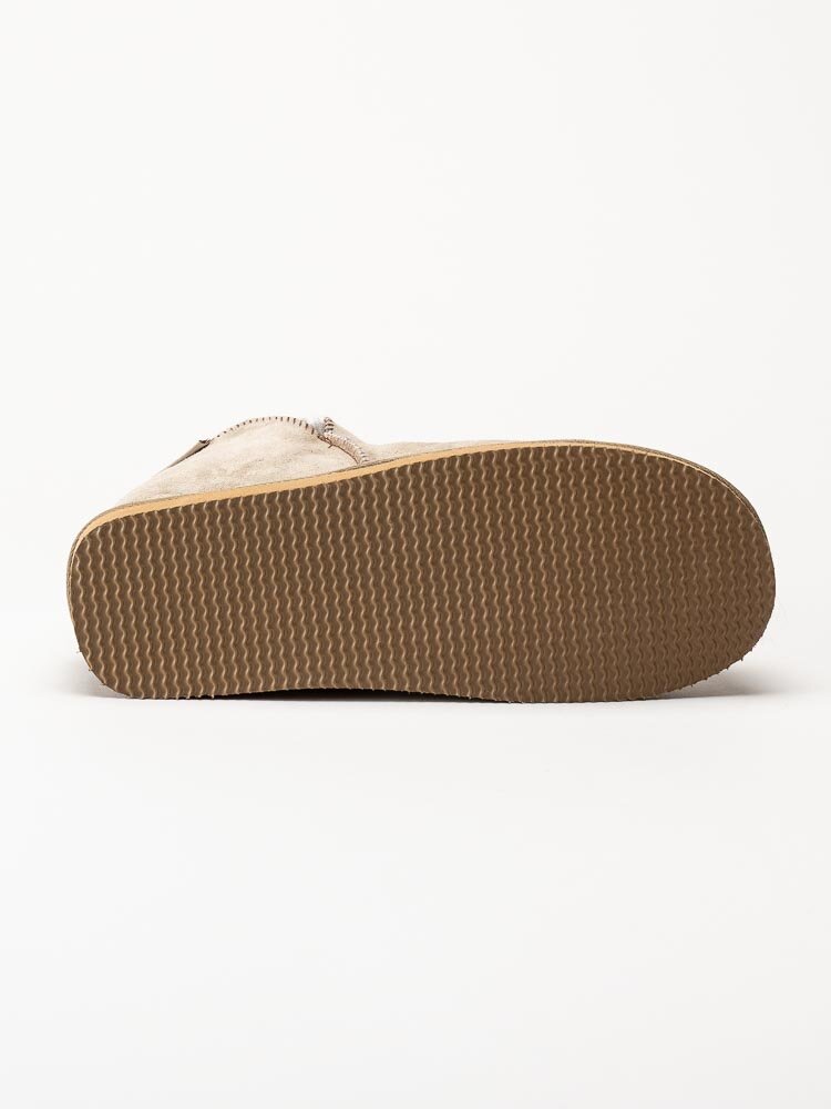 Shepherd - Annie - Grå slip on fårskinnstofflor
