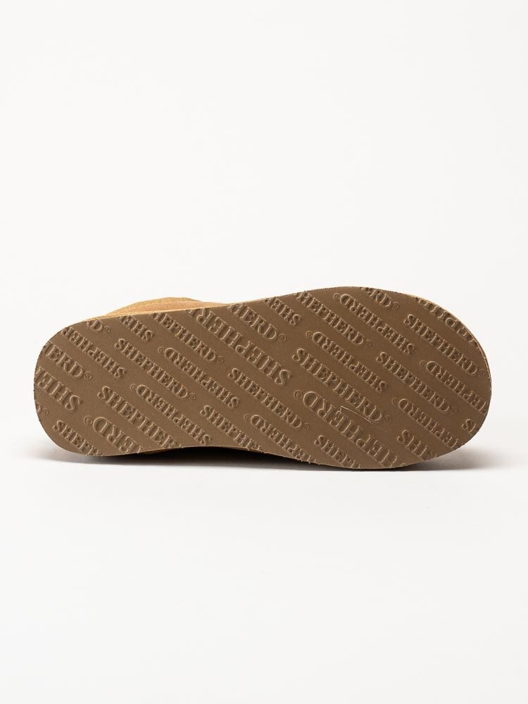 Shepherd - Bobo - Ljusbruna slip in tofflor i mocka