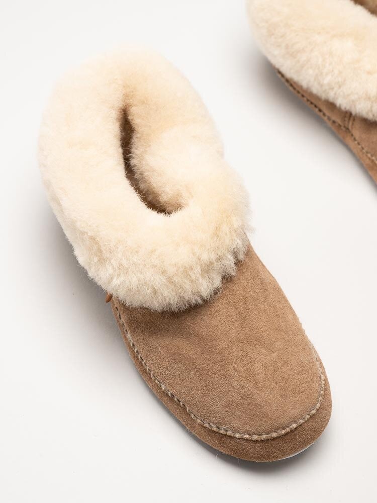 Shepherd - Emmy - Bruna fårskinnstofflor