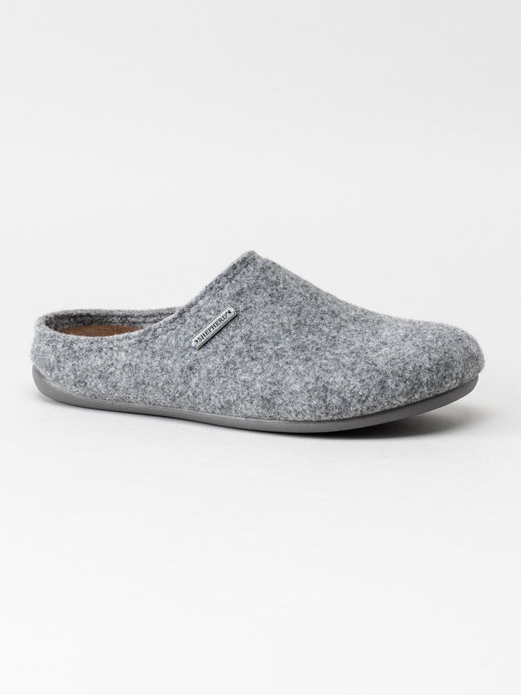 Shepherd - Cilla - Grå slip in tofflor i ull