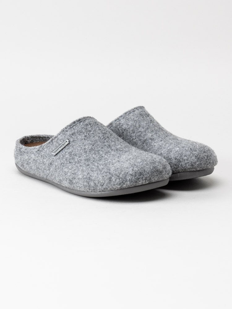Shepherd - Cilla - Grå slip in tofflor i ull