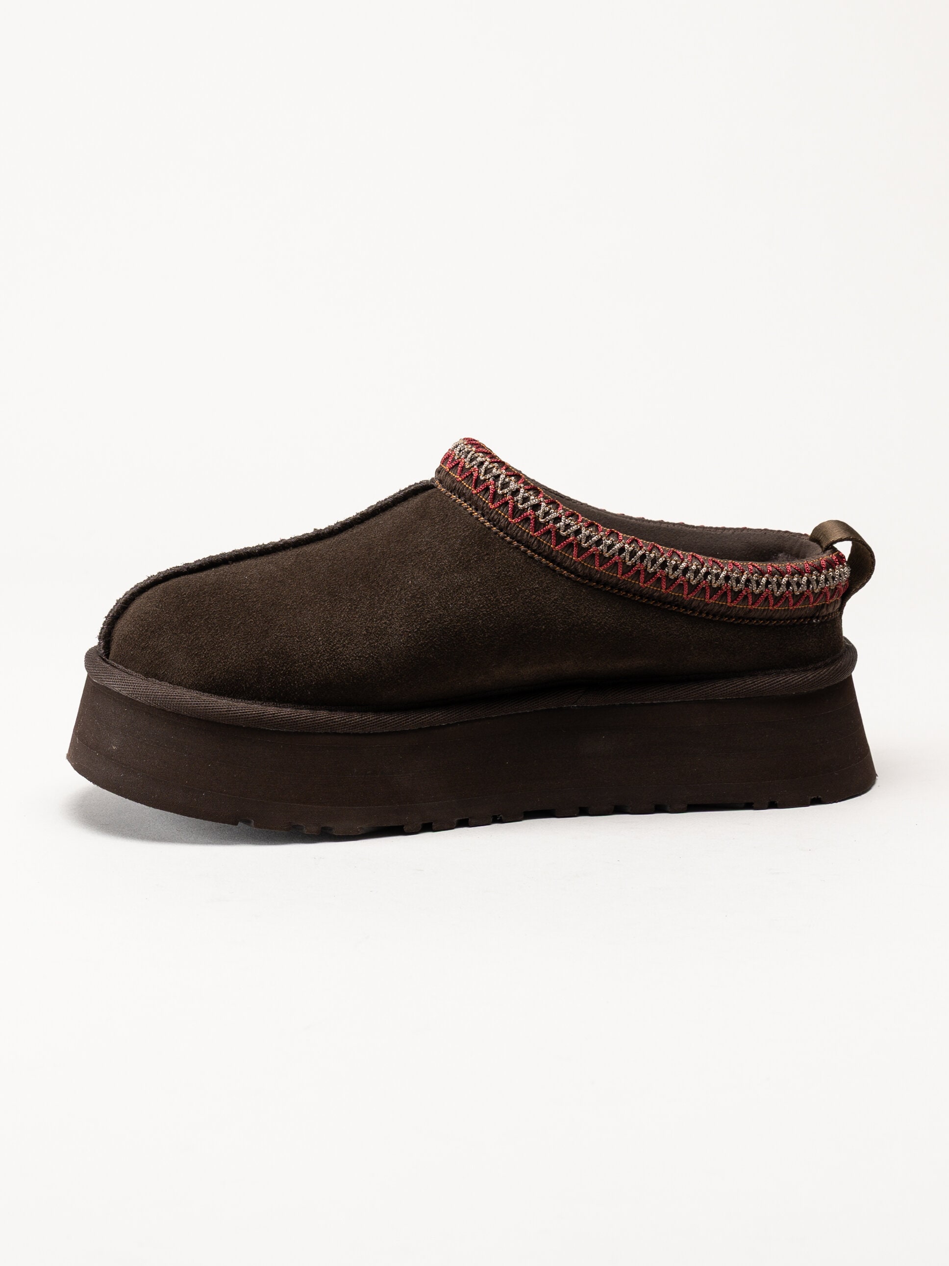 UGG - W Tazz II - Mörkbruna fårskinnsfodrade tofflor