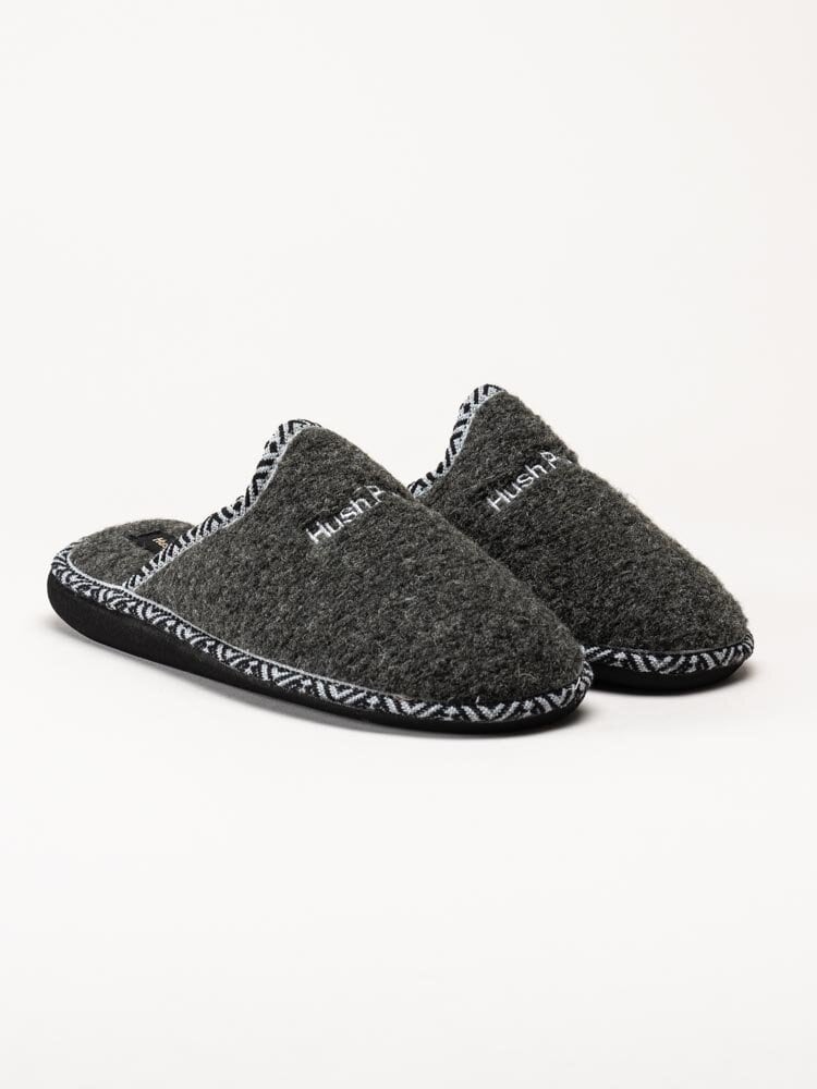 Hush Puppies - Women´s Lola - Mökrgrå tofflor i filt