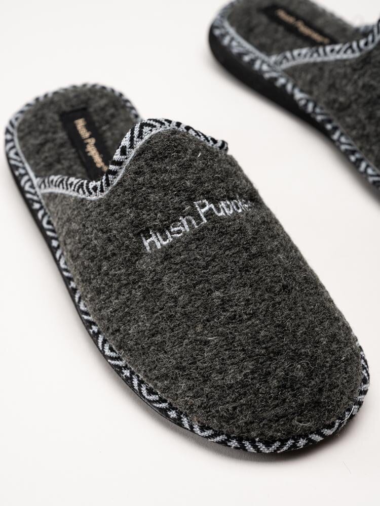 Hush Puppies - Women´s Lola - Mökrgrå tofflor i filt