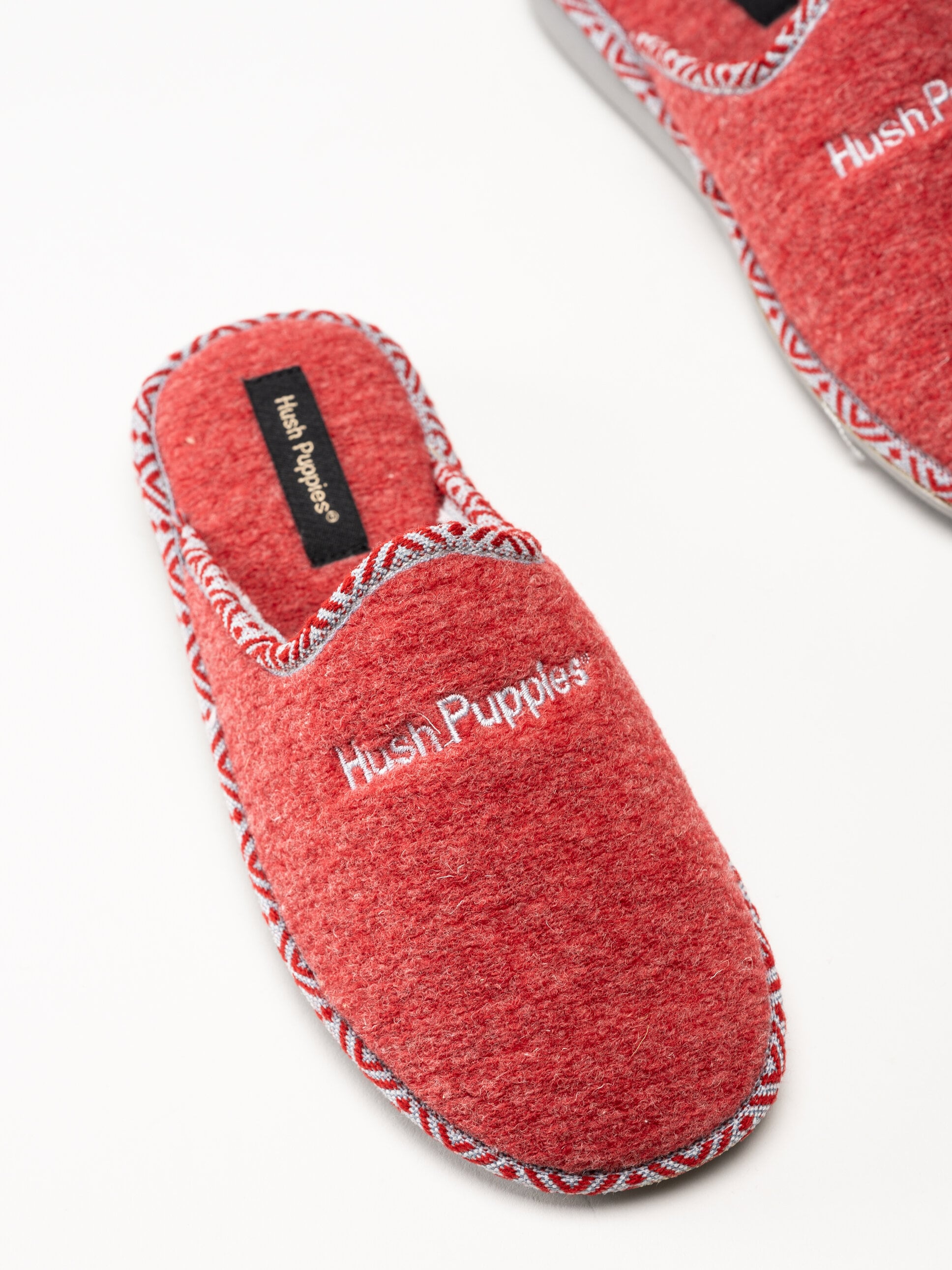Hush Puppies - Women´s Lola - Röda tofflor i filt
