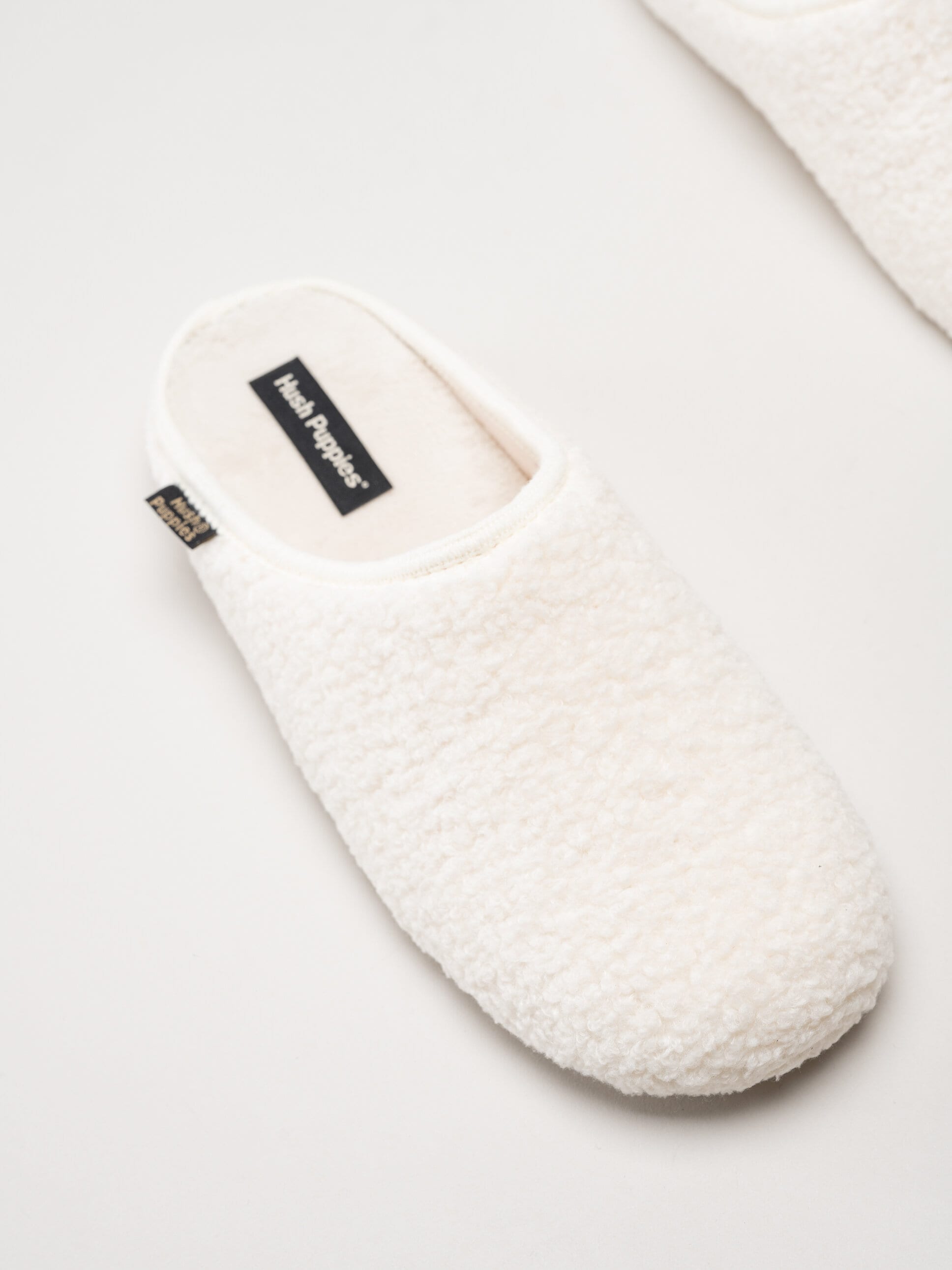 Hush Puppies - Women´s Lunia - Offwhite fodrade tofflor