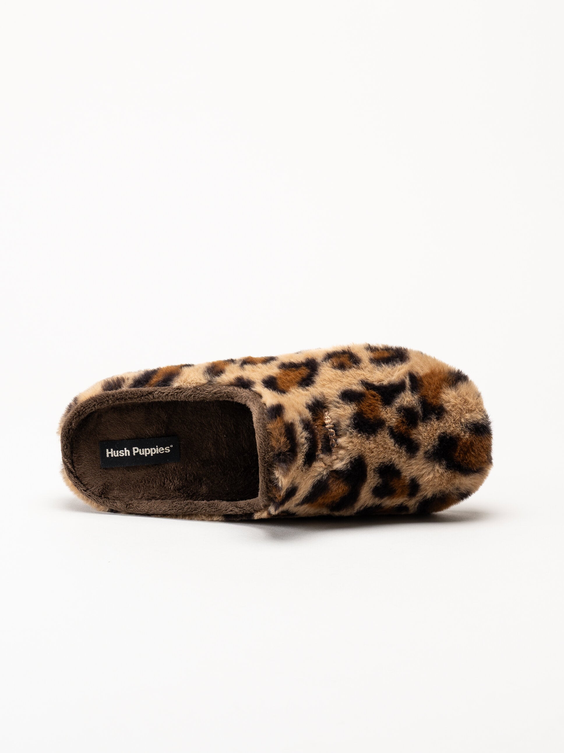 Hush Puppies - Women´s Olivia - Bruna leopardmönstrade tofflor