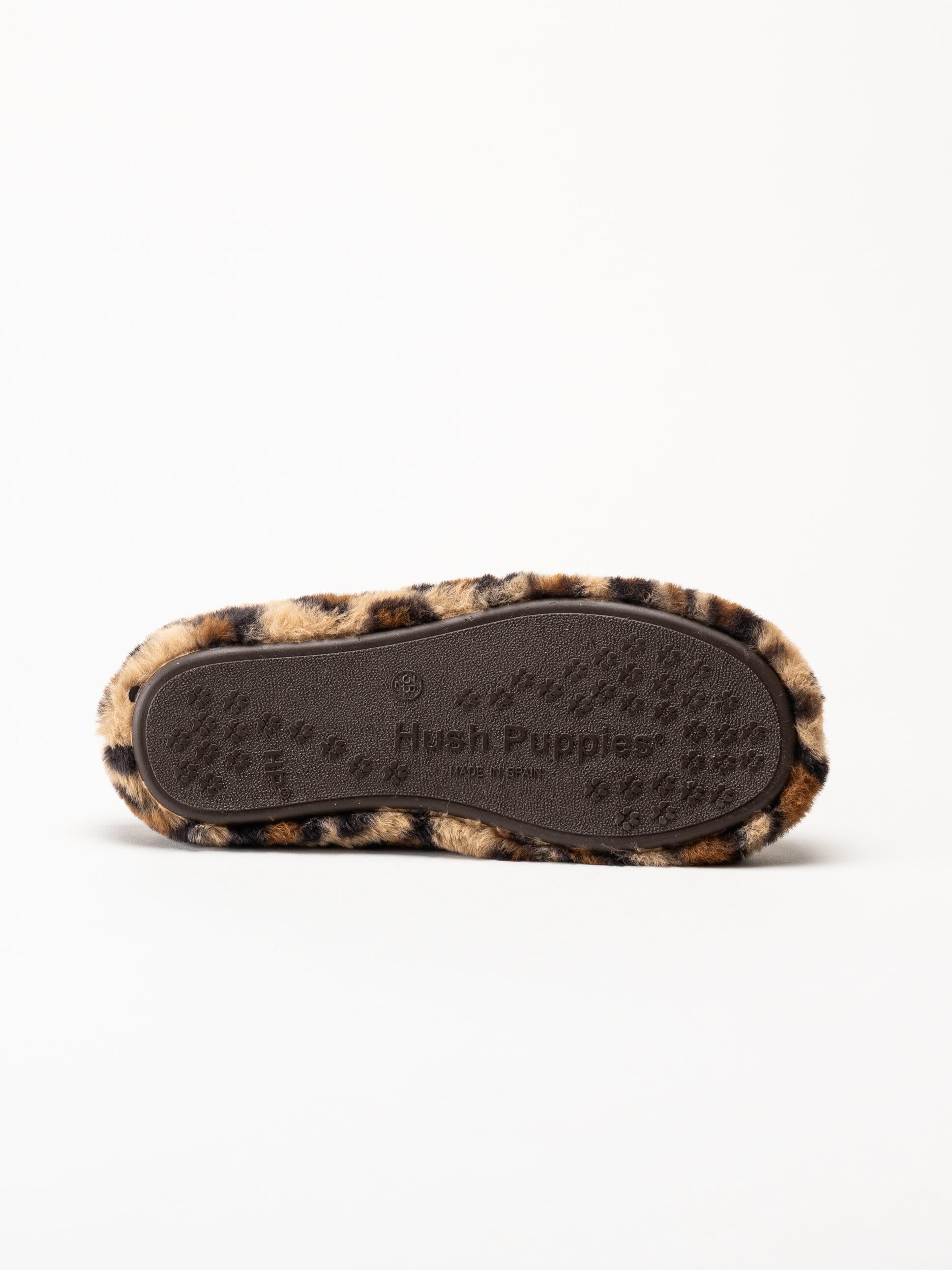 Hush Puppies - Women´s Olivia - Bruna leopardmönstrade tofflor