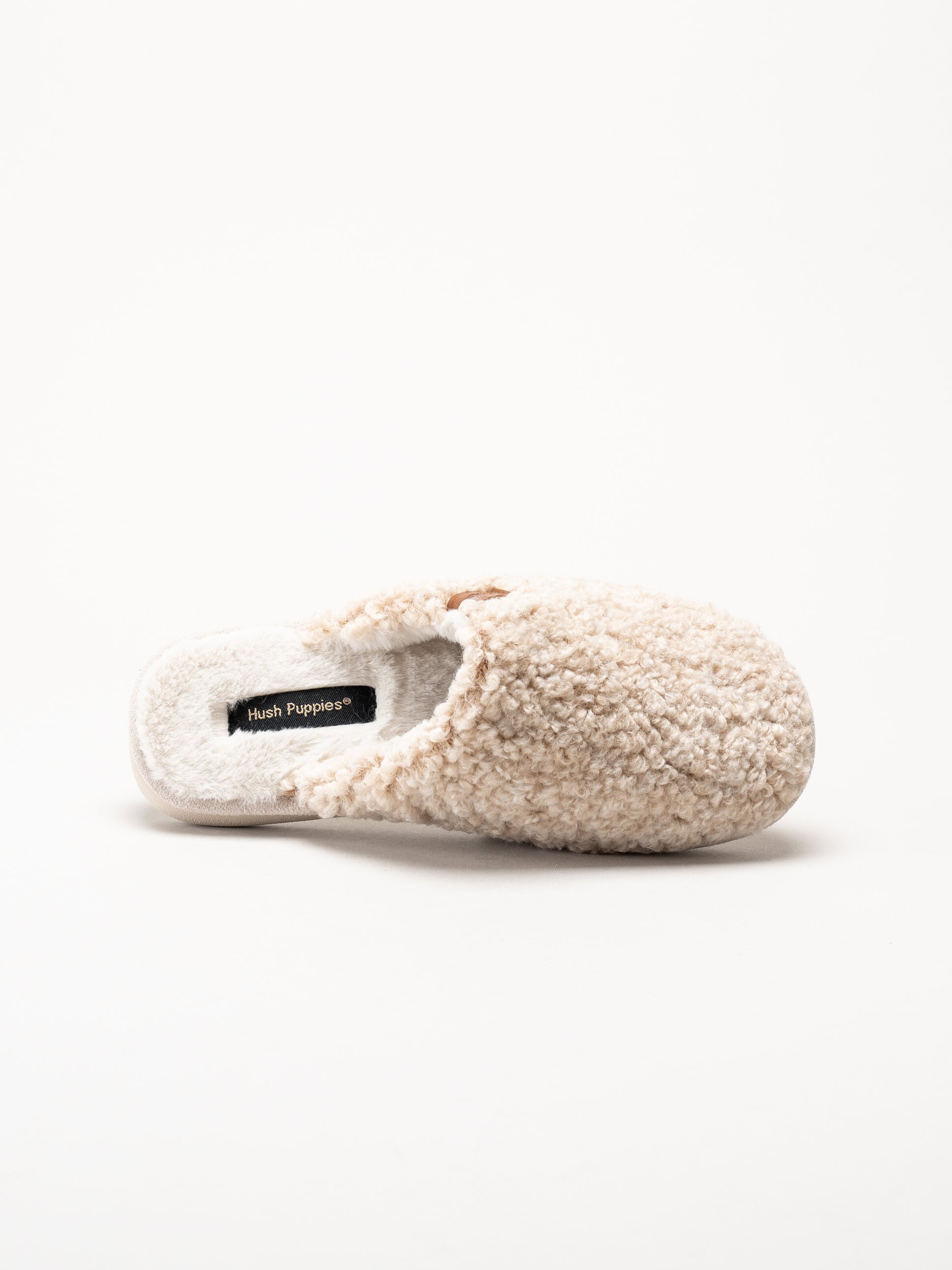 Hush Puppies - Women´s Imelda - Beiga tofflor i ullimitation