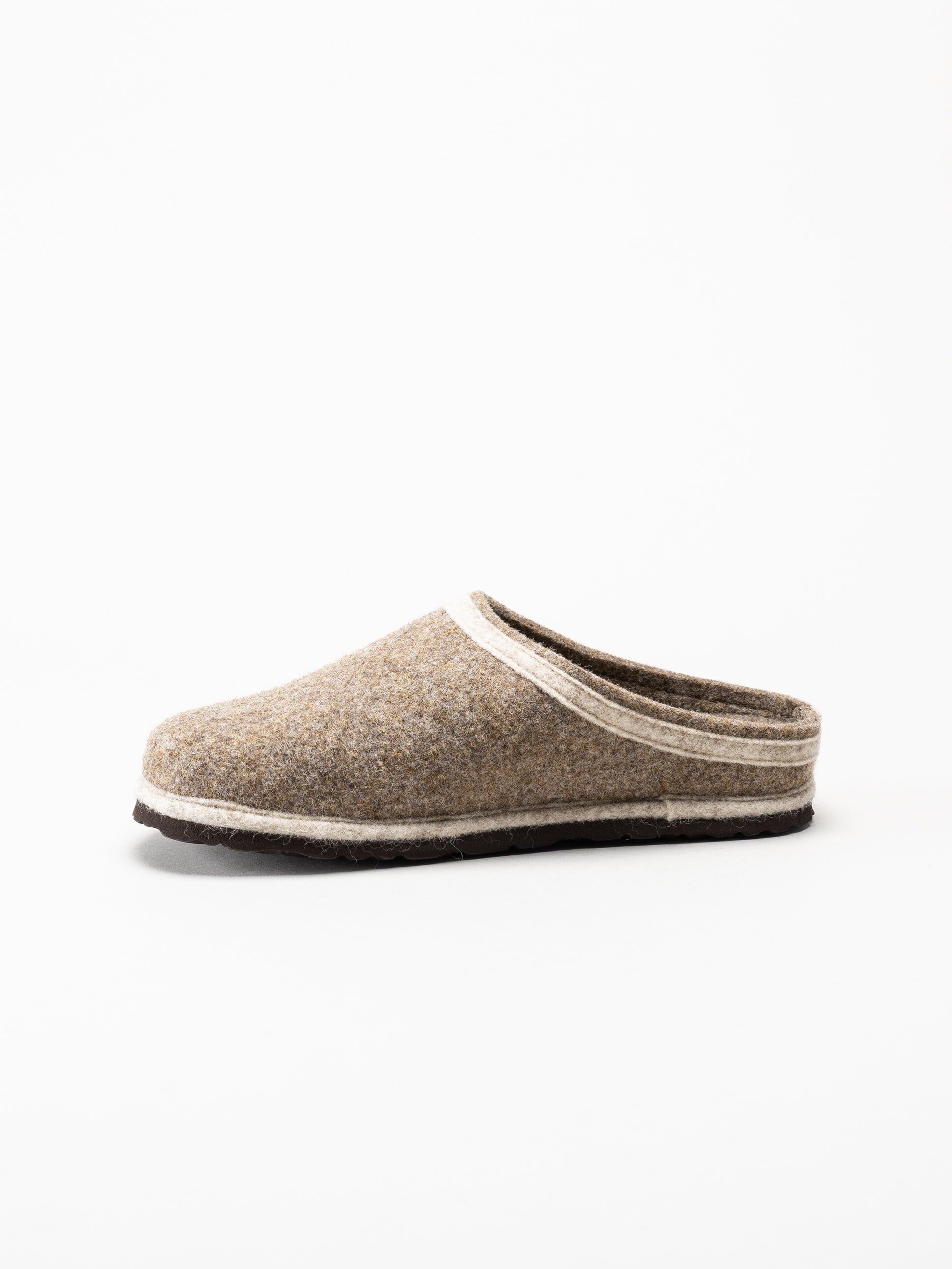 Rohde - D.Meran - Ljusbruna slip in tofflor i ullfilt