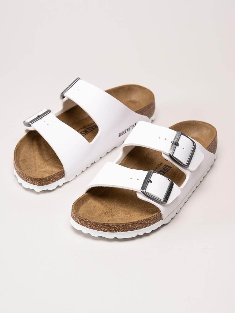 Birkenstock - Arizona Birkoflor - Vita slip in sandaler