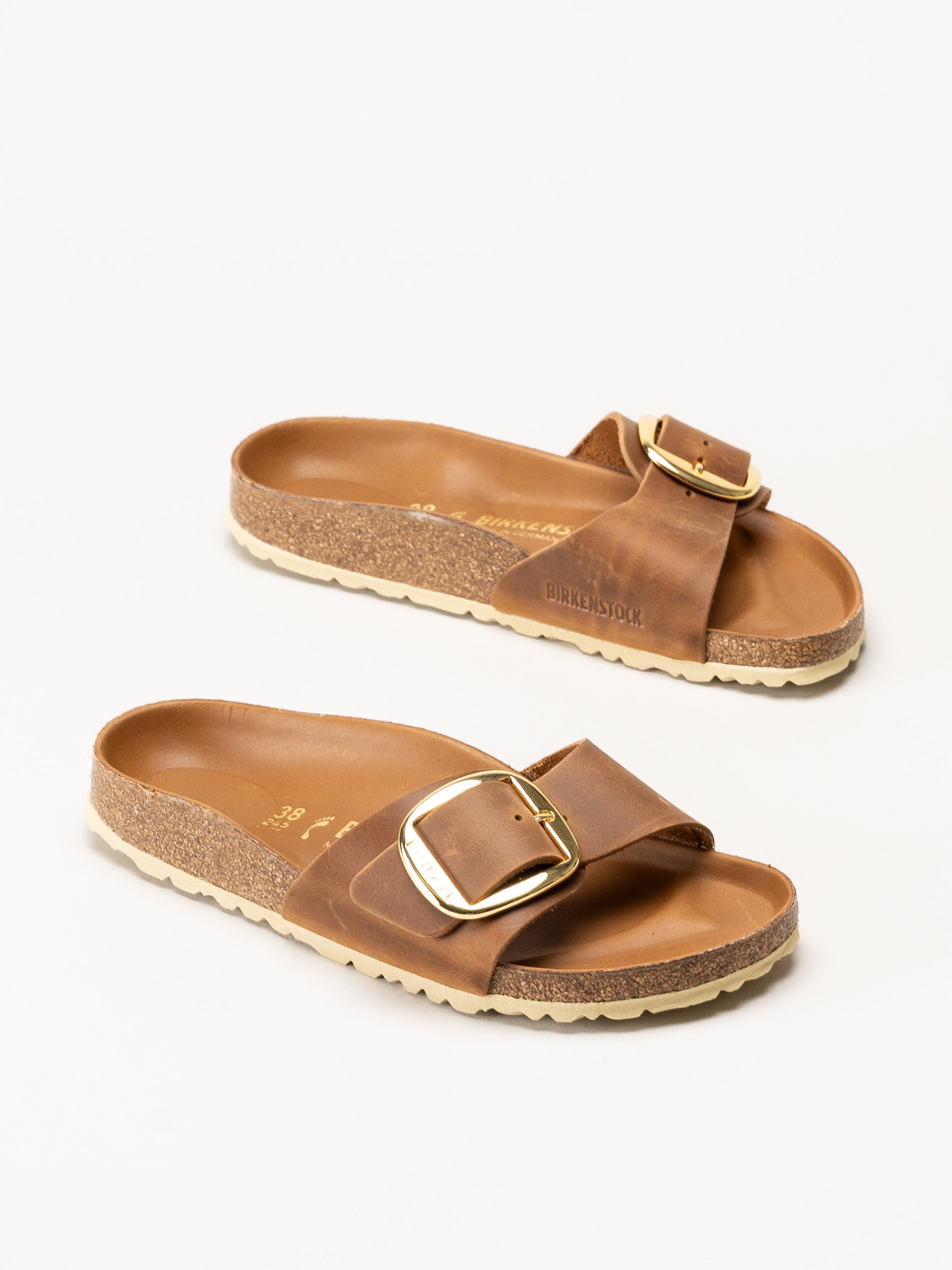 Birkenstock - Madrid Big Buckle - Bruna sandaler