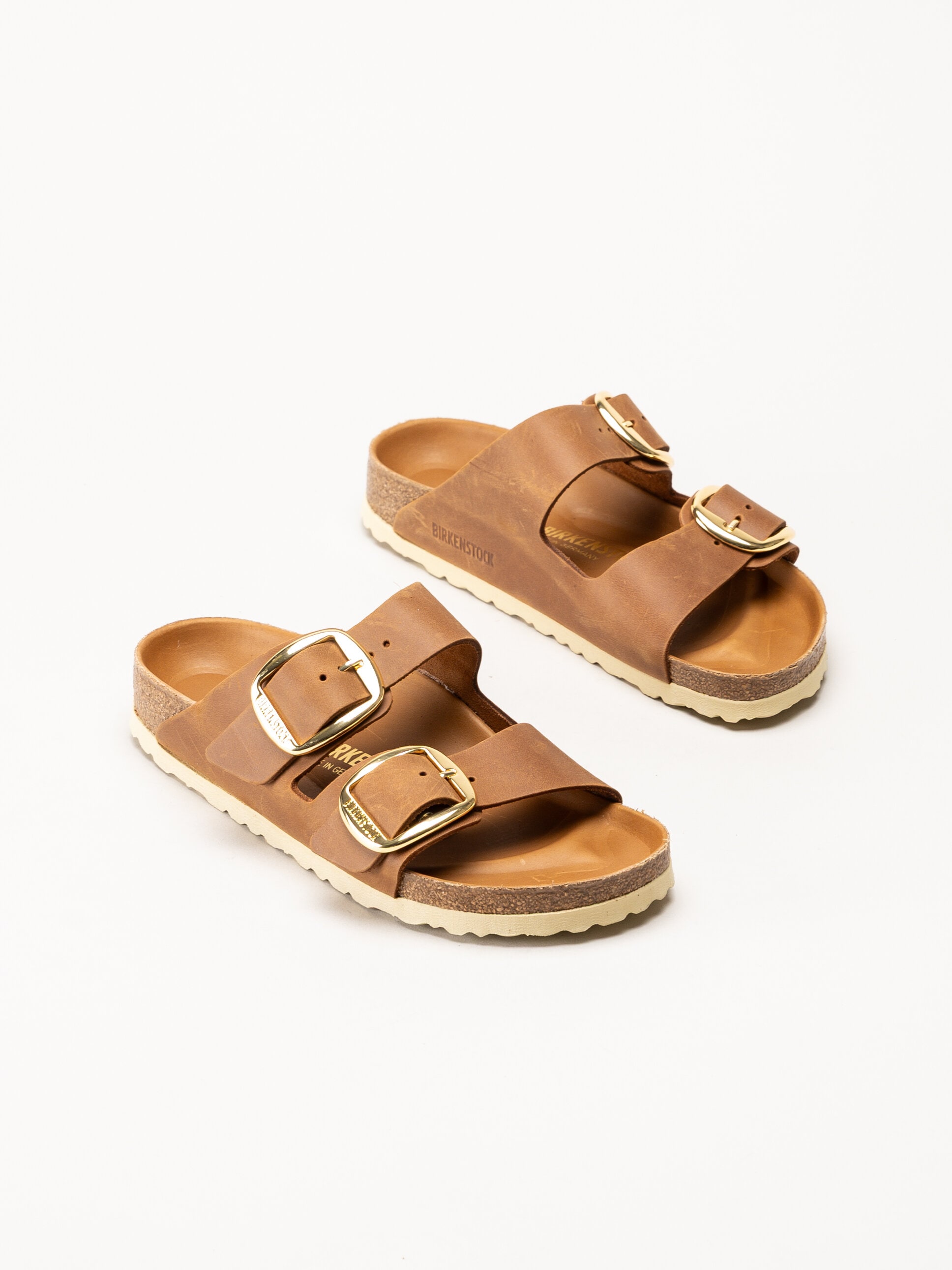 Birkenstock - Arizona Big Buckle - Ljusbruna slip in sandaler