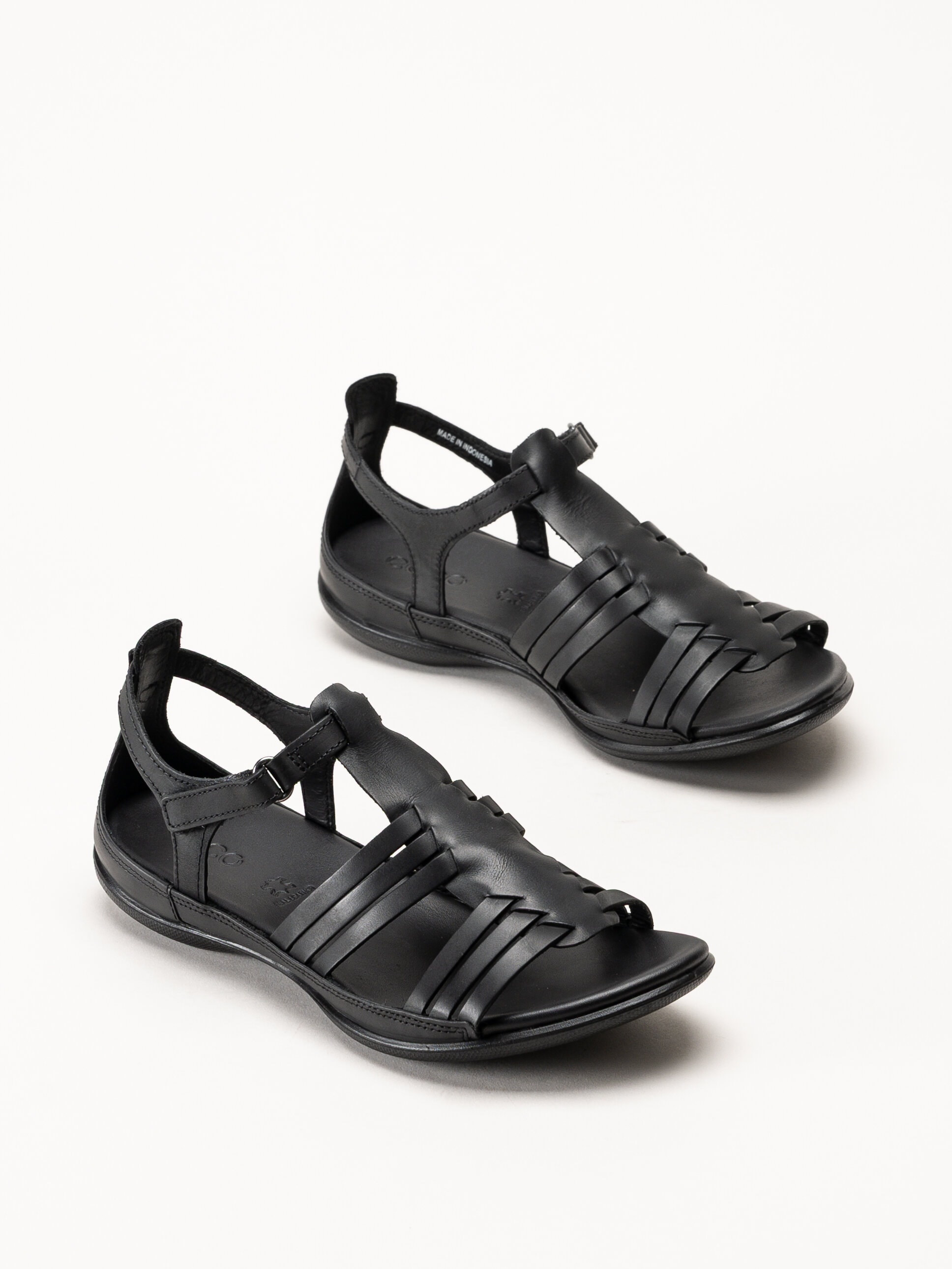 Ecco - Flash Roman - Svarta sandaler