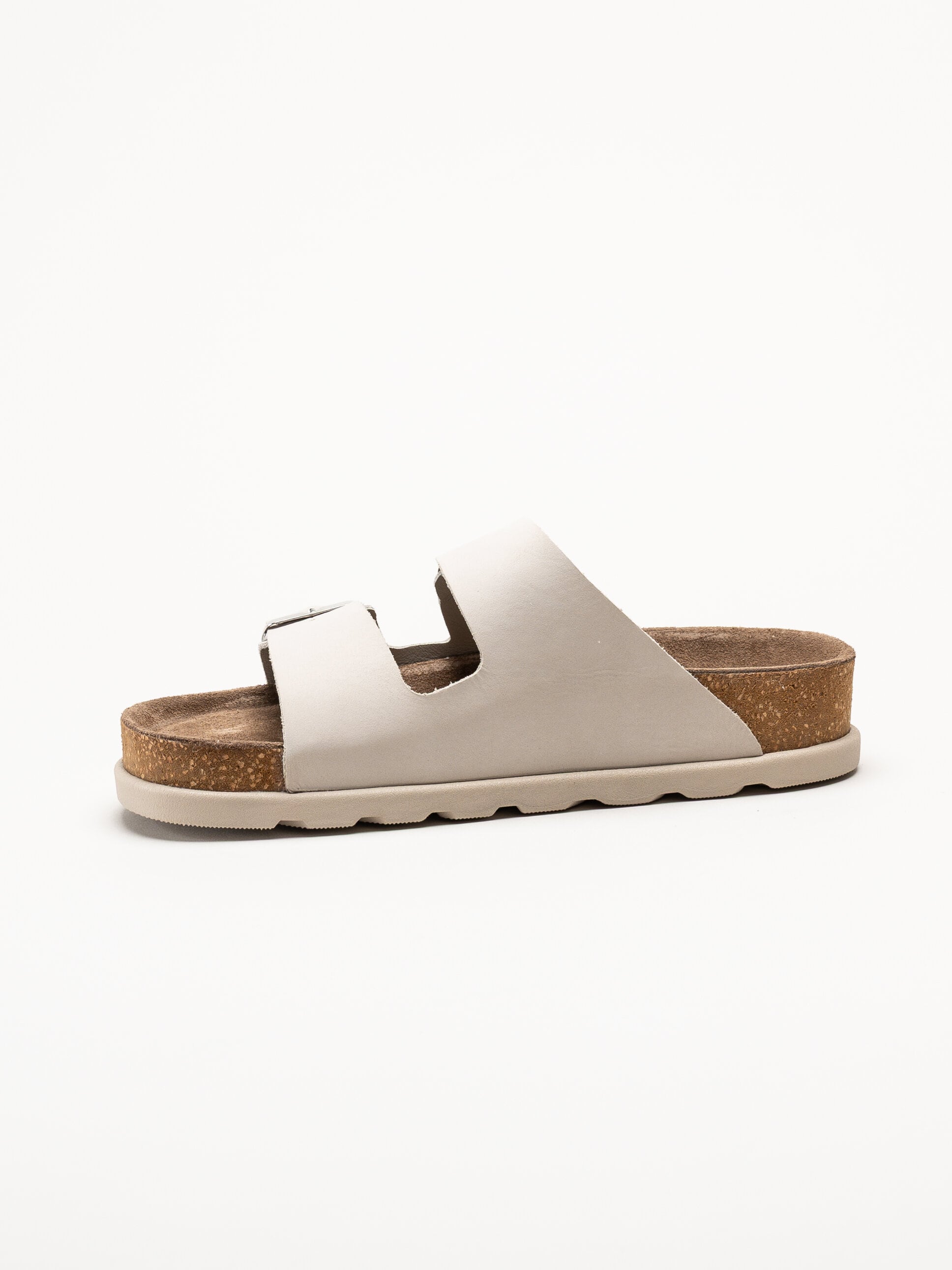 Rieker - Ljusgrå sandaler i nubuck