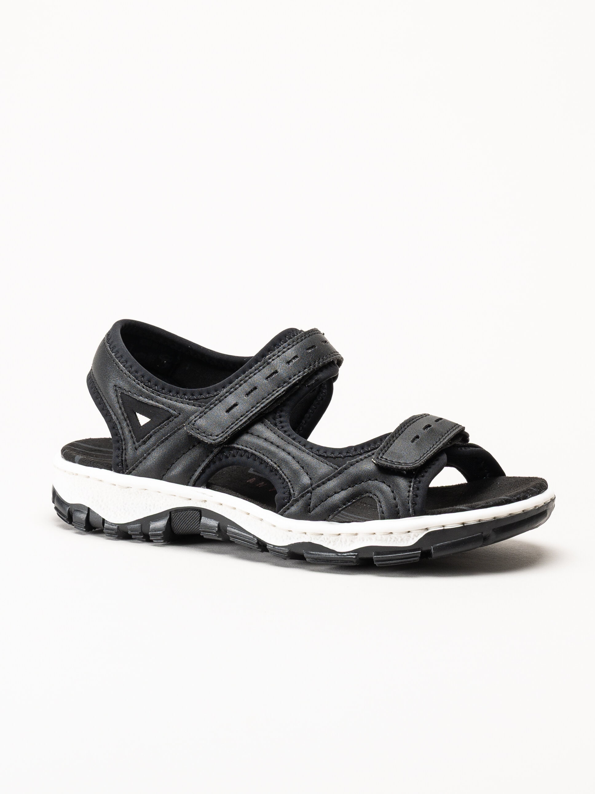 Rieker - Svarta remsandaler