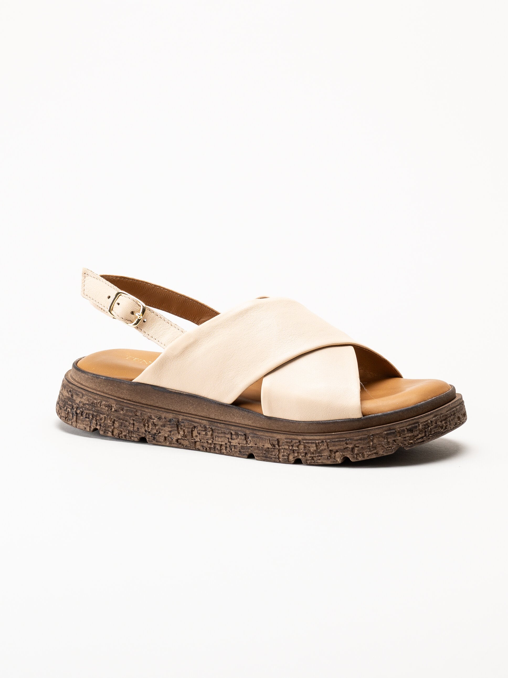 Ten Points - Mona - Beige skinnsandaler