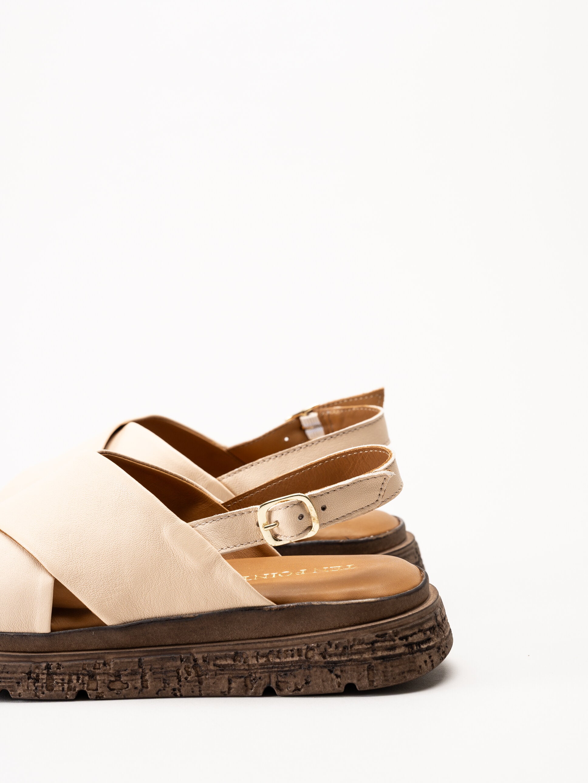 Ten Points - Mona - Beige skinnsandaler