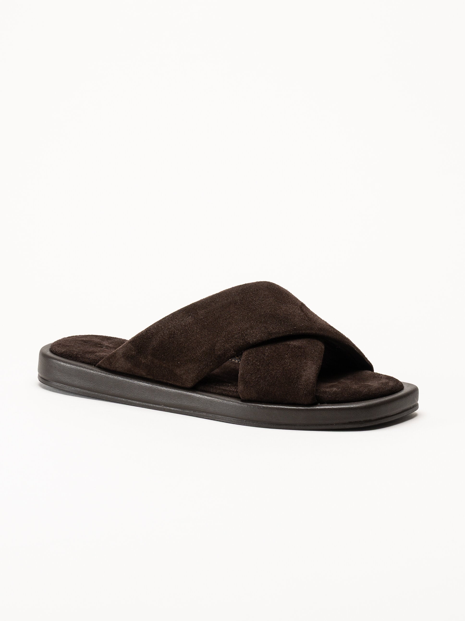 Tamaris - Mörkbruna slip in sandaler