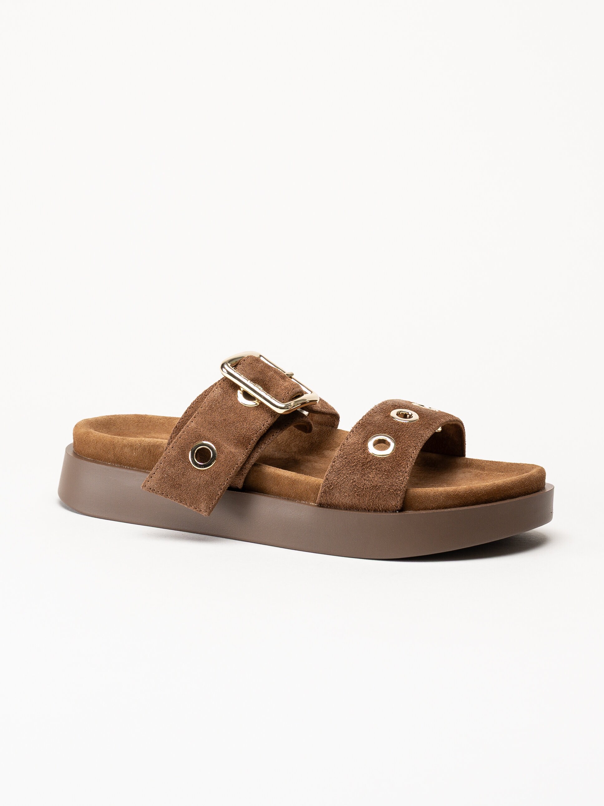 Inuikii - Tilda Buckle - Mörkbruna sandaler