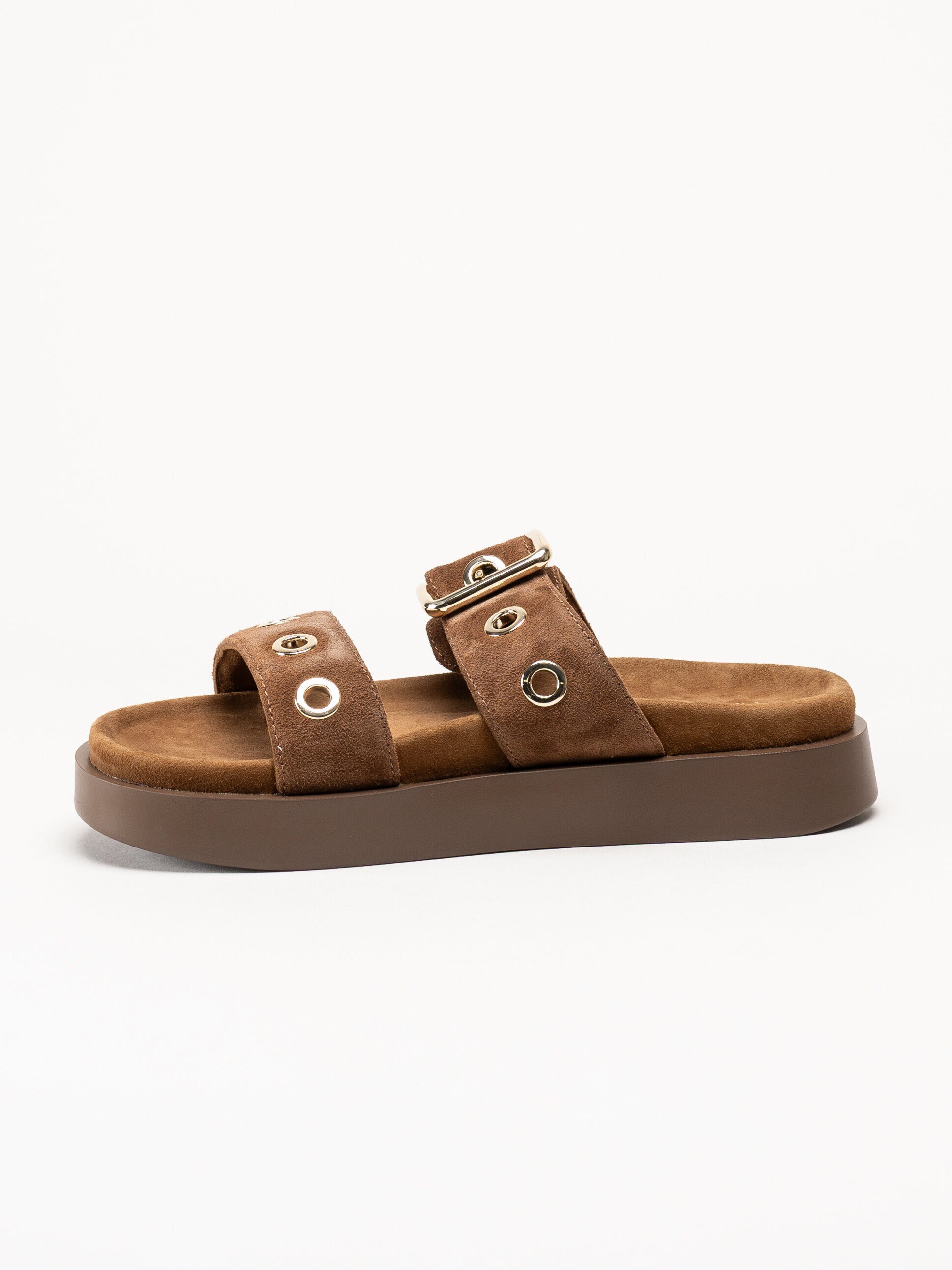 Inuikii - Tilda Buckle - Mörkbruna sandaler